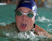 Wettkampfschwimmerin - Photo und Copyright by  HeliWeb